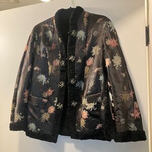 Silk Brocade Reversible Jacket